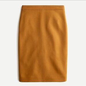 J.Crew chic business attire yellow pencil skirt🌻 100% Wool